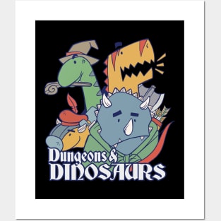 Dungeons and Dinosaurs - DND Posters and Art